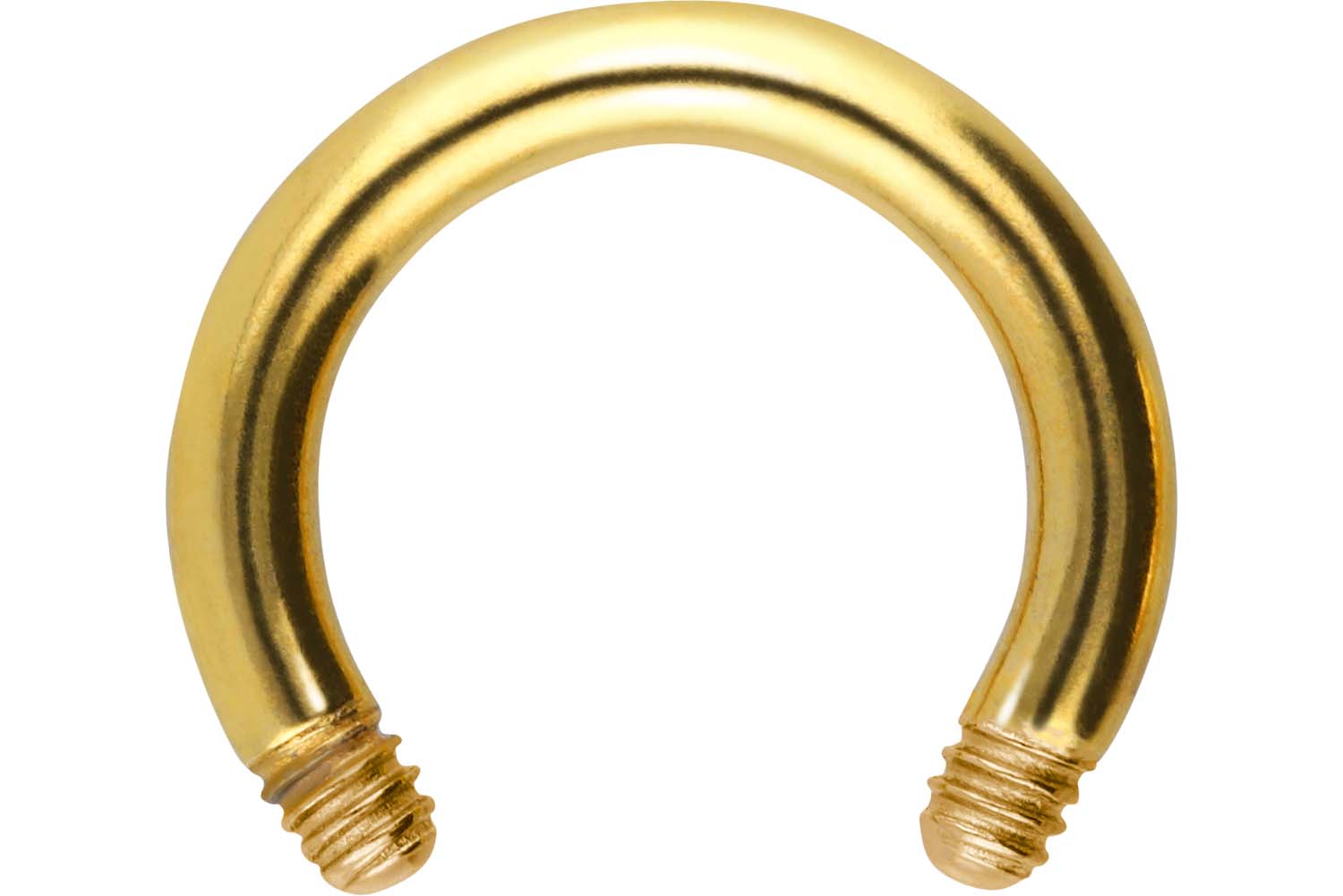 Chirurgenstahl Hufeisenring Piercing ohne Kugeln